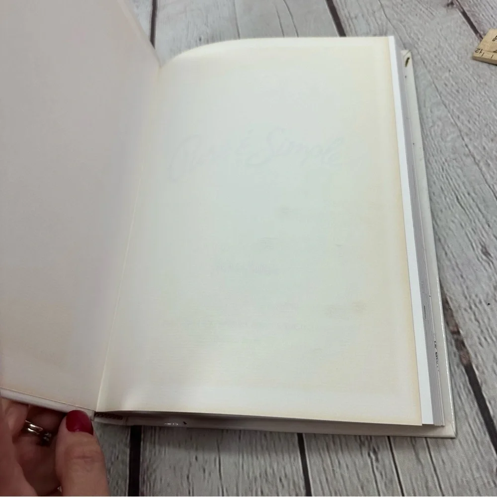 1991 Vintage PURE & SIMPLE cook book neiman marcus first edition hard cover